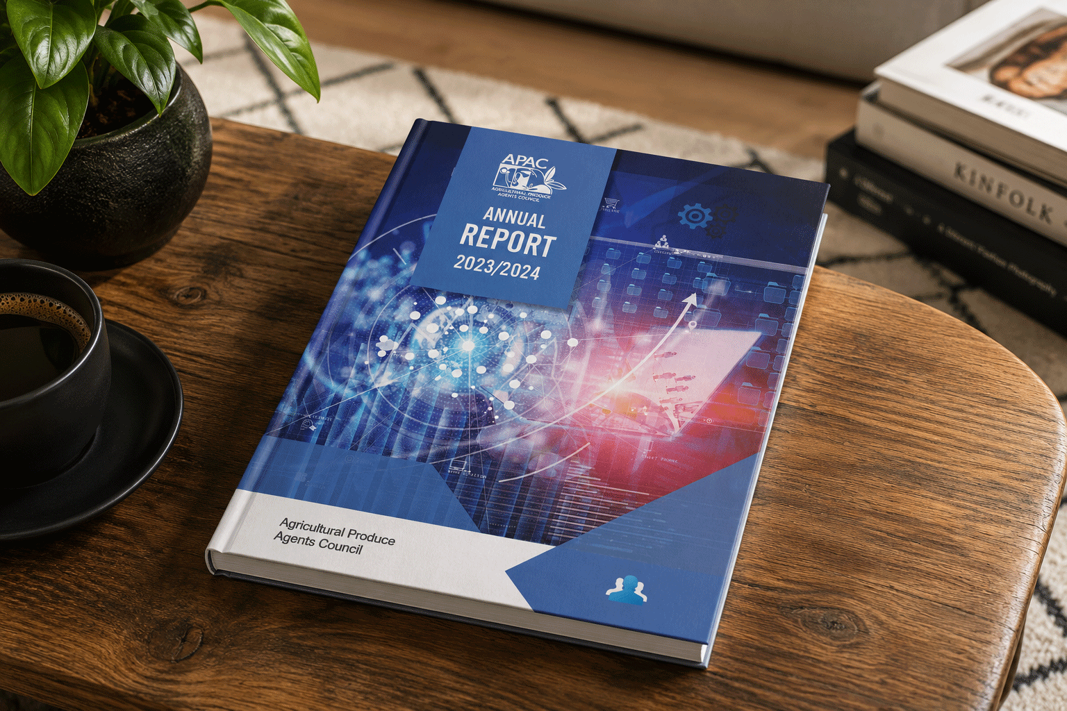 APAC Annual Report design by H Design