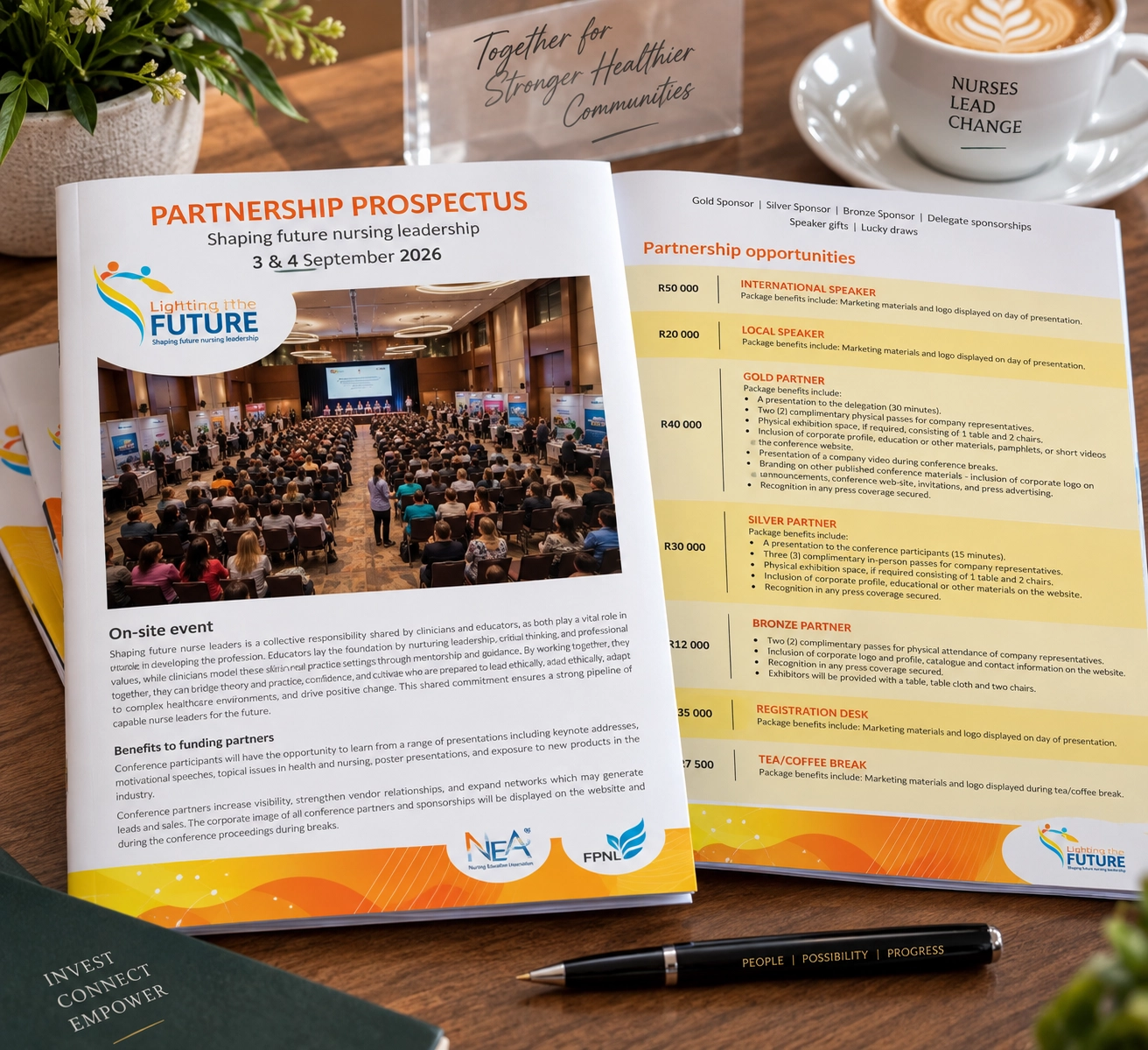 Nursing partnership prospectus design